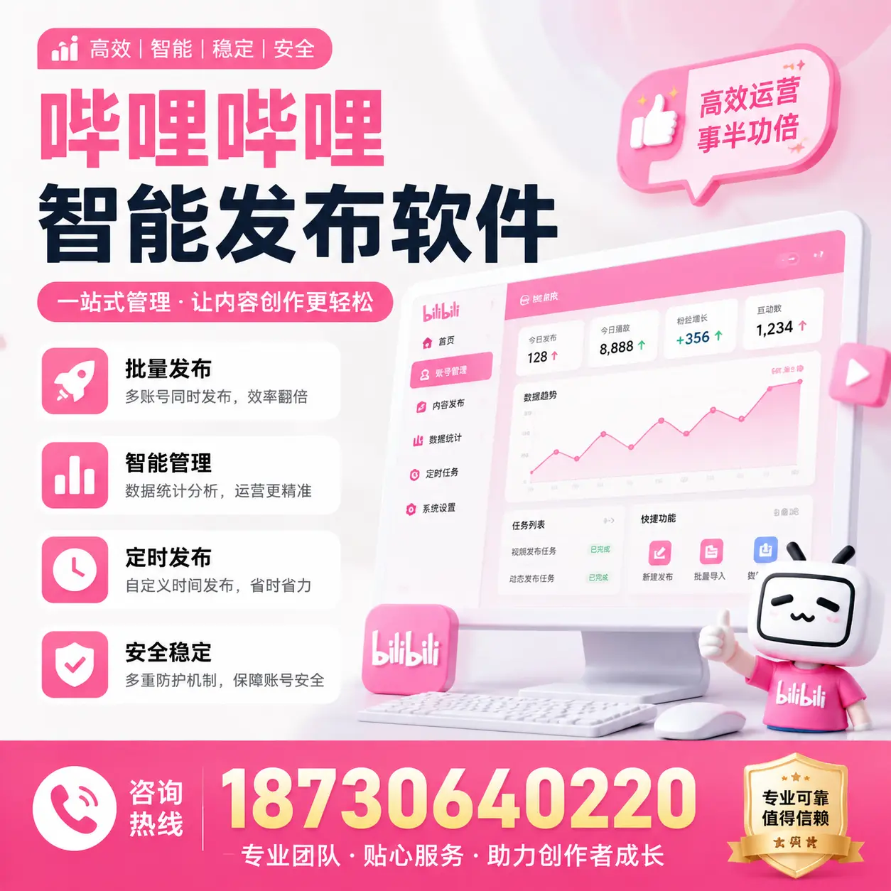 如何评估哔哩哔哩智能发布软件的ROI？常德 企业必读